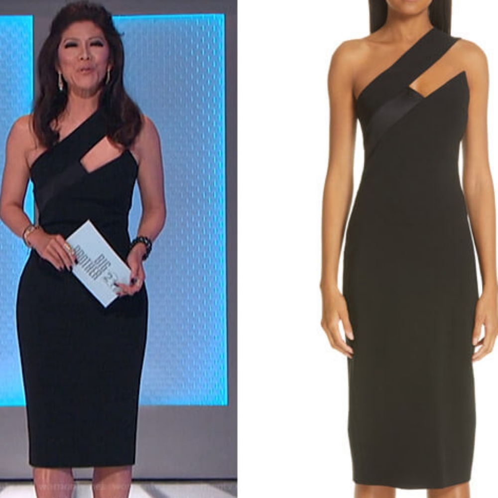 Cushnie Black Asymmetrical Dress
